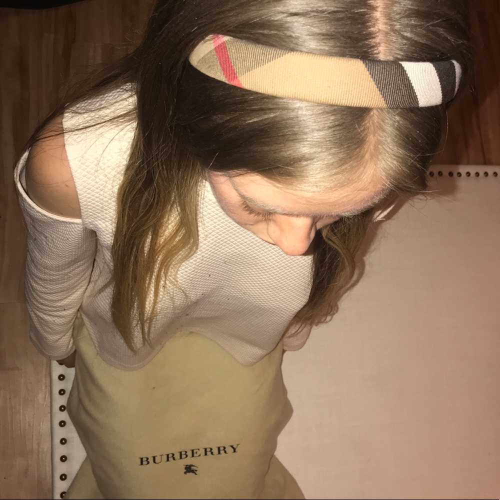 BURBERRY ‘Classic House Check’ Headband